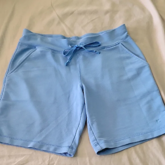 Danskin Light Blue Athletic Shorts for Women - Picture 1 of 4